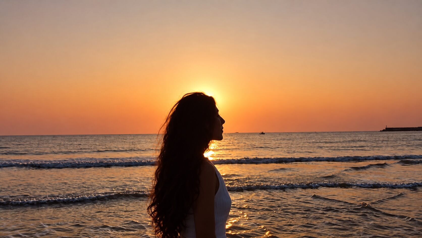 Africa diosa atardecer